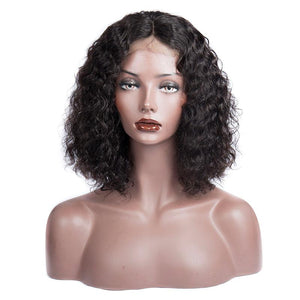 Virgo Hair Cheap Human Hair Wigs Indian Loose Wave Short Bob 4x4 Lace Closure Wig For Black Women