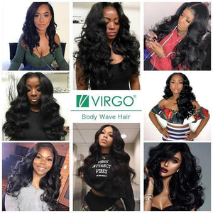 Volysvirgo Virgin Remy Peruvian Body Wave Hair 3 Bundles With Lace Frontal Closure For Cheap Sale-customer show