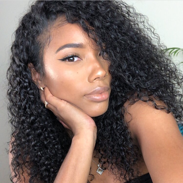 130 Density Brazilian Human Hair Lace Front Wigs With Baby Hair Short Curly Bob Wigs For Black Women
