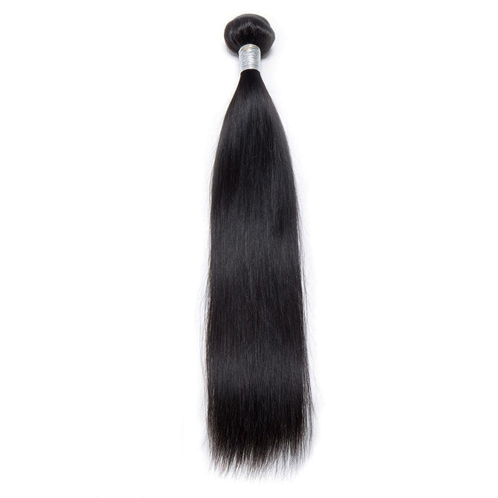 Volysvirgo Unprocessed Brazilian Human Hair Extensions 1Pcs Straight Bundle Deal