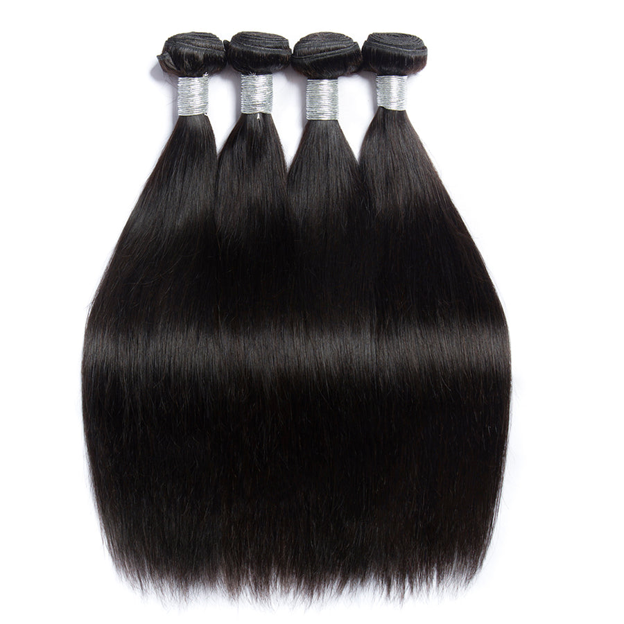 Volys Virgo Unprocessed Virgin Remy Brazilian Straight Human Hair 4 Bundles Cheap Sale