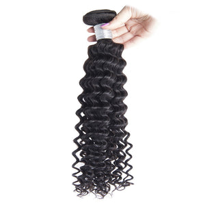 Volysvirgo Raw Indian Virgin Remy Curly Weave Human Hair 1 Bundle On Sale