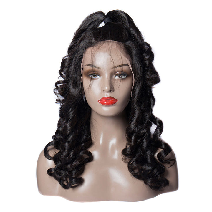 Cheap Loose Wave Lace Wigs Raw Indian Human Hair Lace Front Wigs For Black Women