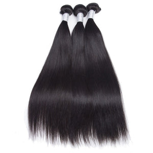 Volys Virgo Bone Straight Raw Indian Virgin Remy Hair 3 Bundles Deal For Cheap Sale-3 bundles