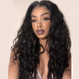 Virgo Hair 180 Density Cheap Indian Water Wave Wigs Real Full Lace Human Hair Wigs For Black Women