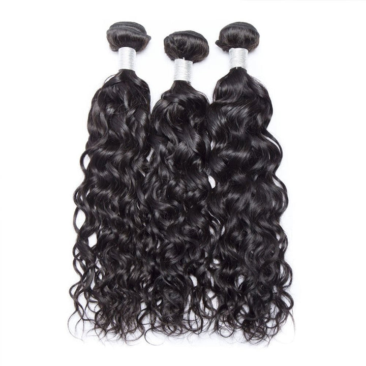 Volys Virgo Peruvian Virgin Remy Hair 3 Bundles Natural Water Wave Human Hair Extensions For Sales