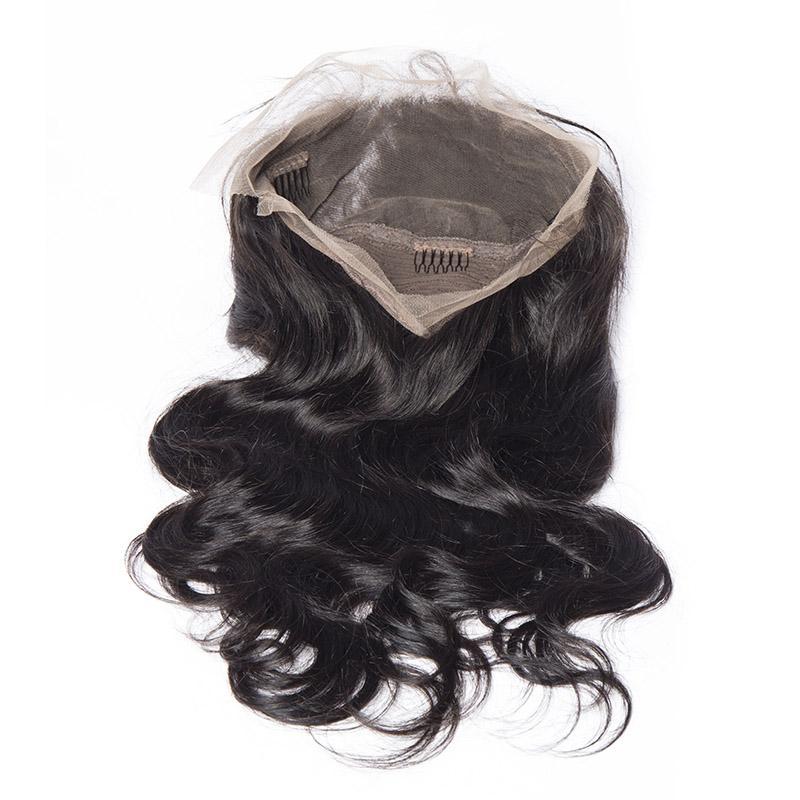 Virgo Hair 180 Density Brazilian Body Wave 360 Lace Frontal Wigs 100 Real Virgin Remy Human Hair Wigs With Baby Hair-wig show