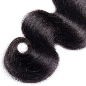 Virgo hair Remy Mink Brazilian Virgin Hair Body Wave 3 Bundles 100% Unprocessed Remy Human Hair Weave Extensions-end