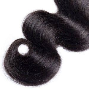 VOLYS VIRGOPeruvian Body Wave Virgin Remy Human Hair Extension 1 Bundle Deal-healthy ends