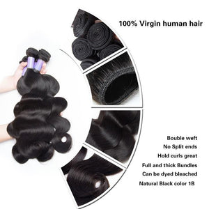 Virgo Hair Vigin Remy Mink Brazilian Body Wave Virgin Remy Human Hair 1 Bundle Deal Free Shipping-details