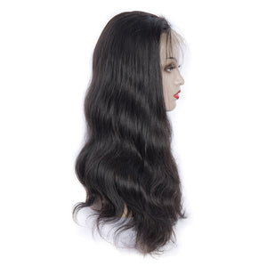 Virgo Hair 180 Density Lace Front Human Hair Wigs For Black Women Natural Pre Plucked Malaysian Body Wave Frontal Wig-side