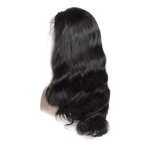 Virgo Hair 180 Density Mink Virgin Brazilian Hair Body Wave Full Lace Human Hair Wigs For Black Women On Sale-back