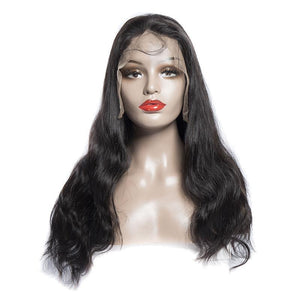 Virgo Hair 180 Density Mink Virgin Brazilian Hair Body Wave Full Lace Human Hair Wigs For Black Women On Sale-front