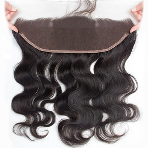 Virgo Hair High Quality Raw Indian Virgin Remy Body Wave Hair 4 Bundles With Lace Frontal Closure-frontal