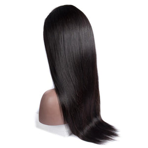 Virgo Hair 180 Density Mink Brazilian Straight Full Lace Human Hair Wigs For Women Virgin Hair Wigs For Sale-back