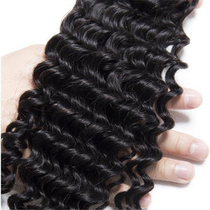 Volysvirgo 100% Virgin Remy Malaysian Curly Hair 3 Bundles With Closure Cheap Sale-hair material