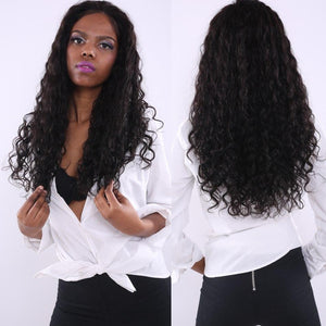 150 Density Malaysian Virgin Curly Hair Lace Front Wigs Remy Human Hair Half Lace Wigs For Sale Online