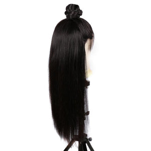 Virgo Hair Virgo Hair 180 Density Affordable Raw Indian Remy Human Hair Wigs Straight Full Lace Wigs With Baby Hair For Cheap Sale-model