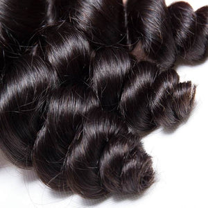 Virgo hair Unprocessed Mink Brazilian Virgin Remy Loose Wave Human Hair 1 Bundle Deal On Sale-healthy ends
