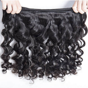 Volys Virgo Unprocessed Peruvian Loose Wave Virgin Hair 4 Bundles Human Hair Weave Extensions For Sale-loose wave hair weft