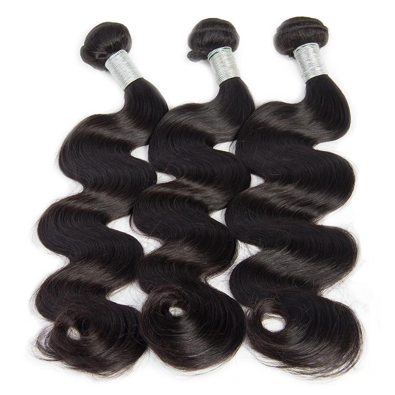 Volys Virgo 3 Bundles Malaysian Virgin Remy Human Hair Body Wave With Ear To Ear Frontal Closure For Sale-3 bundles