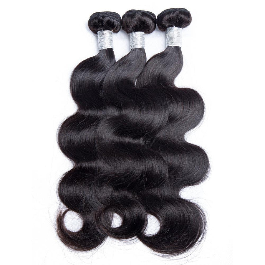 Volys Virgo High Quality Mink Peruvian Body Wave Human Hair 3 Bundles Virgin Remy Hair Extensions-3 bundles