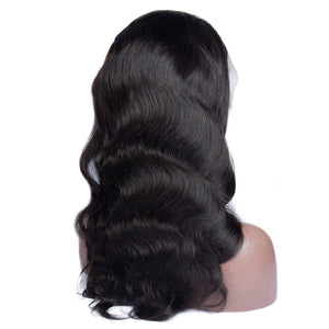 Peruvian Body Wave Lace Front Wigs For Black Women 100% Natural Virgin Human Hair Wigs-back
