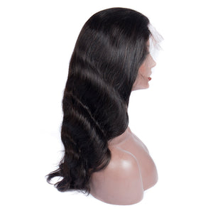Peruvian Body Wave Lace Front Wigs For Black Women 100% Natural Virgin Human Hair Wigs-side