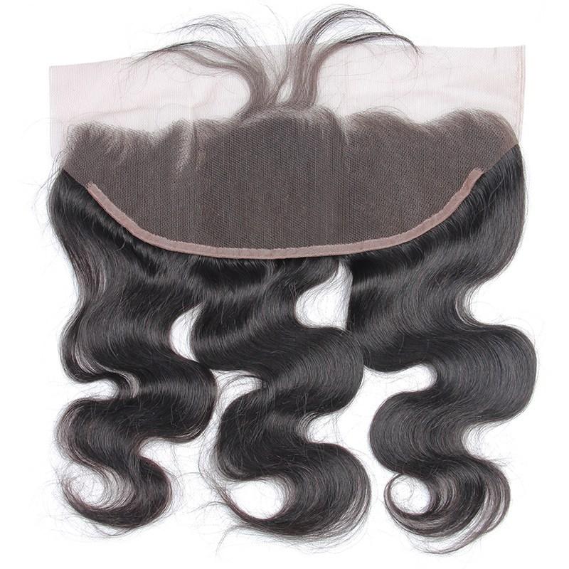 Peruvian Body Wave 13x4 Ear To Ear Lace Frontal Closure With Baby Hair Virgin Human Hair-frontal