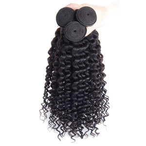 Volys Virgo Great Quality Peruvian Virgin Remy Hair Extension Curly Weave Human Hair 3 Bundles For Cheap Sales-3 bundles hair weft show