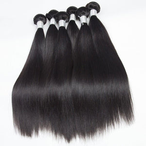 Volys Virgo Unprocessed Virgin Remy Brazilian Straight Human Hair 4 Bundles Cheap Sale-5 bundles