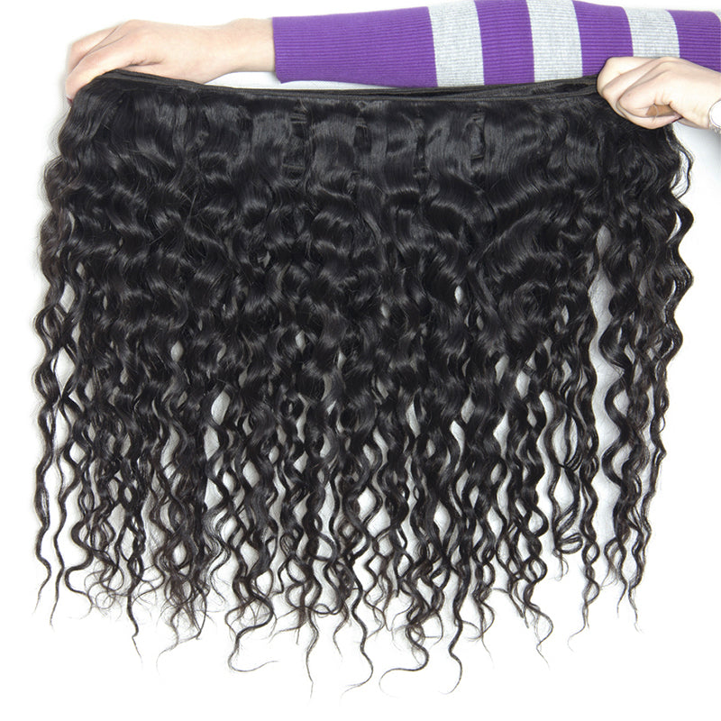 Volys Virgo Good Quality Virgin Remy Indian Water Wave Human Hair Weave 1 Bundle-hair weft